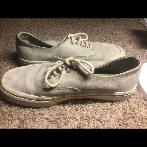 Light Grey Suede Vans - Picture 3 of 3